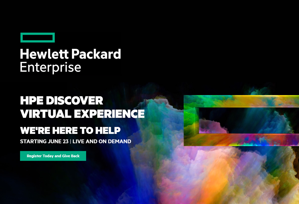 HPE Discover Virtual Experience Estamos para ayudar 23 junio bajo