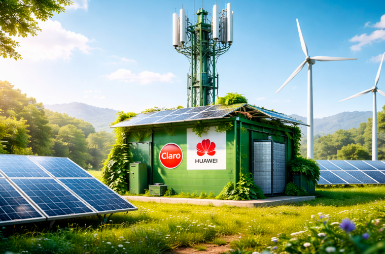 Sitio Comercial Ecomatrix marca un hito verde en la red de Claro Perú